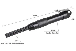 Herramienta de desoxidación neumática Eliminador de óxido de aire Limpiador de escoria Descalcificador Pulidor 6-7 mm - Imagen 1 de 4