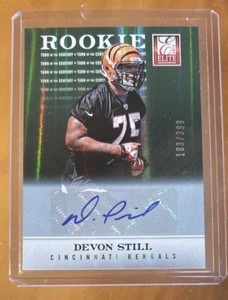 2012 Elite Turn of the Century Rookie Signatures Devon Still #103/399 Bengals RC - Picture 1 of 2