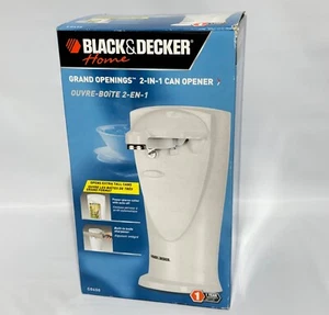 Black & Decker Grand Openings Electric Can Opener Knife Sharpen Xtra Tall CO450 - Picture 1 of 9