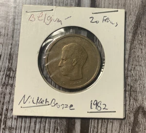 Belgium 20 Francs 1982 Nickel-Bronze Coin - Picture 1 of 2
