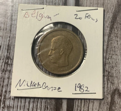 Belgium 20 Francs 1982 Nickel-Bronze Coin - Image 1 of 2