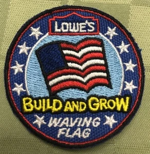 Parche artesanal para niños Lowe's Build and Grow "Waving Flag" solamente - Imagen 1 de 2