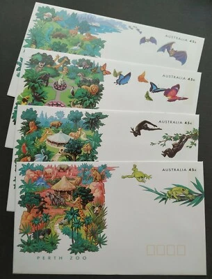1994 Australia Zoos Endangered Species FDC (Pre Stamped Envelopes) Unused Lot-A - Image 1 of 4