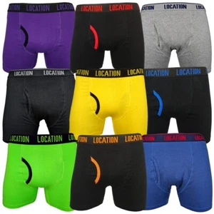 Mens 6 Pack Location Boxer Shorts Trunks Gift Underwear Cotton Boxers Set S-6XL - Picture 1 of 60