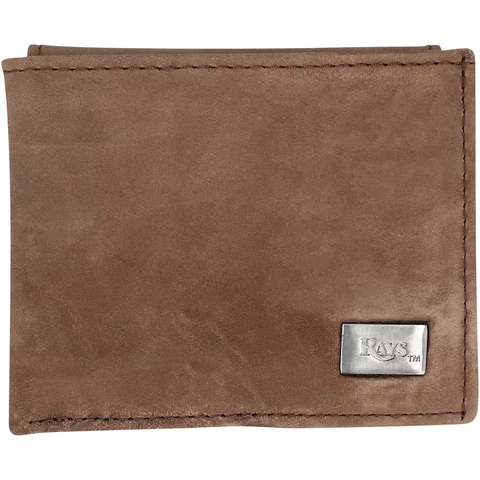 Tampa Bay Rays Leather Bifold Wallet Cover