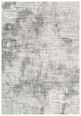 Rizzy Rugs Gray Scratches Faded Distressed Contemporary Area Rug Striped CHS106 - Image 1 of 4