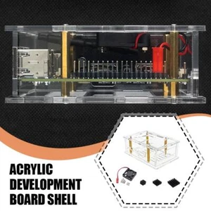 for Orange pi 5 Max acrylic case fan heat sink protective case D3P7 - Photo 1/14