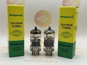 Amperex 7308 E188CC PQ O-getter Matched Pair - USA 1964 - Same Code - Test NOS - Picture 1 of 8