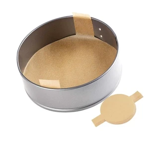 100 Stck. Backen Backpapier, 6 Zoll Runde Kuchenform Liner mit Hebelasche, Kein... - Bild 1 von 6