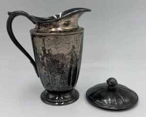 Her Majesty 1847 Rogers Bros IS Creamer 009009 & Sugar Lid - Picture 1 of 9