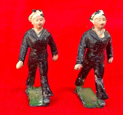 LOTE S16 - 2 MARINEROS CHERILEA US VINTAGE EN AZUL CAMINANDO  Foto 1 de 4