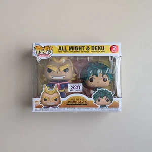 Funko Pop! My Hero Academia All Might & Deku 2-Pack Exclusive Vaulted New - Picture 1 of 8