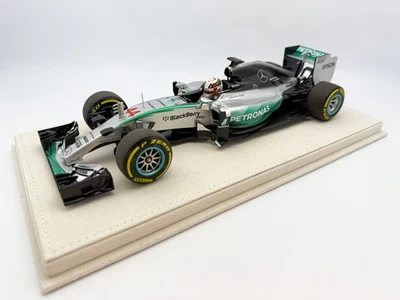 2015 Hamilton Mercedes W06 (USA GP) 1:18 Minichamps 186150044 + BBR Display - Immagine 1 di 4
