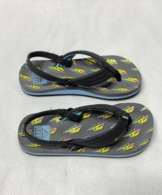 Sandalias Reef Niños Little Ahí Bolt Niño Pequeño Talla 11/12 Deslizables Eslinga Trasera Verano Foto 1 de 4