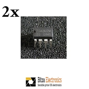 2x TDA2822M TDA2822 1W + 1W Dual Niedervolt Audio Endstufe IC 8 Pin PDIP - Bild 1 von 1
