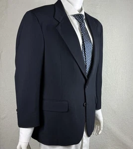 Blazer Saks Fifth Avenue para hombre azul marino 44 S 100 % lana usado en excelente estado - Imagen 1 de 11