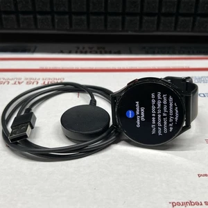 Samsung Galaxy Watch 4 44mm Black Aluminum Case SM-R870 GPS Smartwatch - Picture 1 of 7