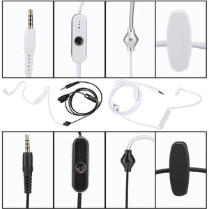 3,5 mm Douszny zestaw słuchawkowy Słuchawki Słuchawki Walkie Talkie Ear Piece FY - Zdjęcie 1 z 13