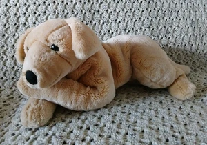 Vintage Y2K Kids Preferred gelber Labrador Welpe Hund Stofftier Plüschtier 24 Zoll - Bild 1 von 9
