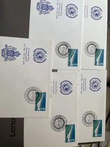5 x 1969 International Police Association Covers 1969 Different Dates - Picture 1 of 2