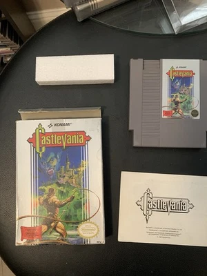 CASTLEVANIA 1987 NES Nintendo Entertainment System CIB Complete In Box very nice - Image 1 of 4