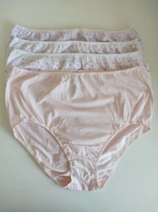 Women's Plus Size 26 4pk Full Figure Cotton Briefs - Brand New! - Picture 1 of 6