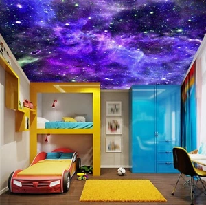 3D Purple Galaxy I6327 Ceiling WallPaper Murals Wall Print Decal Deco Erin 2023 - Picture 1 of 5