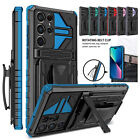 For Samsung Galaxy S22 Ultra S21+ S20 Note Shockproof Case Clip Stand Cover Hard