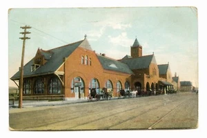 Union Station, St. Joseph, Missouri - Divided Back Postcard Posted August, 1910 - Picture 1 of 2