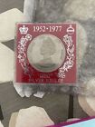 United Kingdom Queen Elizabeth Ii 1977 Silver Jubilee Commemorative Crown Coin