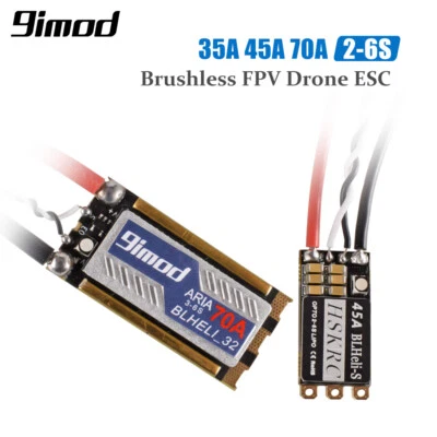 9IMOD 35A/45A/70A Bürstenloser ESC 2-6S Eingebaute RGB-LED für RC Racing Drone - Bild 1 von 4