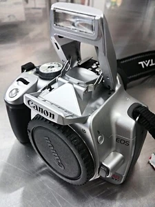 Canon EOS Digital Rebel XTi DSLR camera 10.1 MP Body Only Silver Defective PARTS - Picture 1 of 11