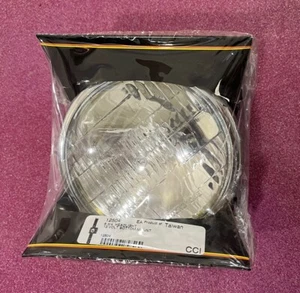 Harley Davidson 5 3/4” Bottom Mount Headlight Chrome 12Volt NOS 1990 - Picture 1 of 5