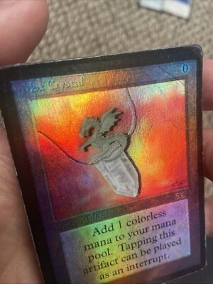 Foil Mox Crystal MTG 5-Color Worlds Promo - Image 1 of 4