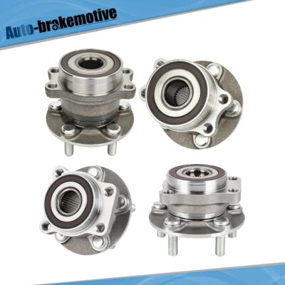 4X Front Rear Wheel Bearing Hub For 2014-2019 Subaru Impreza 2016-2020 Crosstrek - Image 1 of 4