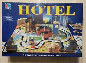 Vintage Hotel Board Game Brand New Sealed Box 2001 MB Games Hasbro Very Rare VGC - Picture 1 of 2