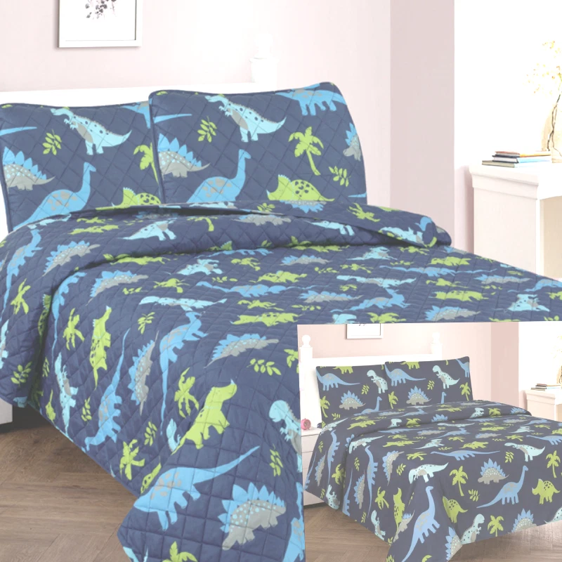 全新 7 件套 绗缝 床铺 带衬衫 套装 儿童 长裙 床上用品  — 第 1/1 张图片