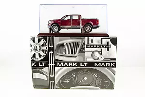 Camioneta pickup Lincoln Mark LT 2006 roja escala 1/24 concesionario promoción modelo diecast - Imagen 1 de 5