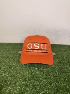 Vintage Oklahoma State Cowboys hat cap snap back orange black split bar the game - Picture 1 of 10