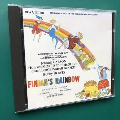 FINIAN'S RAINBOW 1960 Broadway Cast Soundtrack CD Jeannie Carson Biff McGuire VG - Image 1 of 4