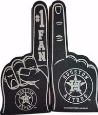 MLB Houston Astros Foam Finger, NEW