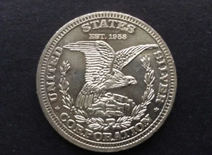 USSC United States Silver Corporation Art Round One Troy Oz A0016 - Picture 1 of 4