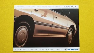Subaru Legacy GL GX DL 2.0 2.2 MPFi 4WD car brochure sales catalogue 1992 MINT B - Picture 1 of 10