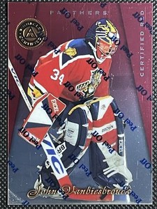 1997 Pinnacle Certified #6 John Vanbiesbrouck Certified Red
