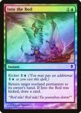 Into the Roil FOIL Zendikar PLD Blue Common MAGIC THE GATHERING CARD ABUGames