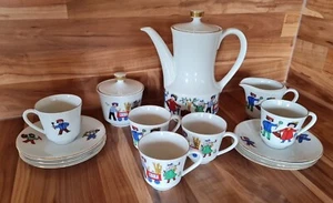 Kindergeschirr Set Porzellan Seltmann Weiden Kaffeekanne, Milch & Zucker usw - Bild 1 von 6