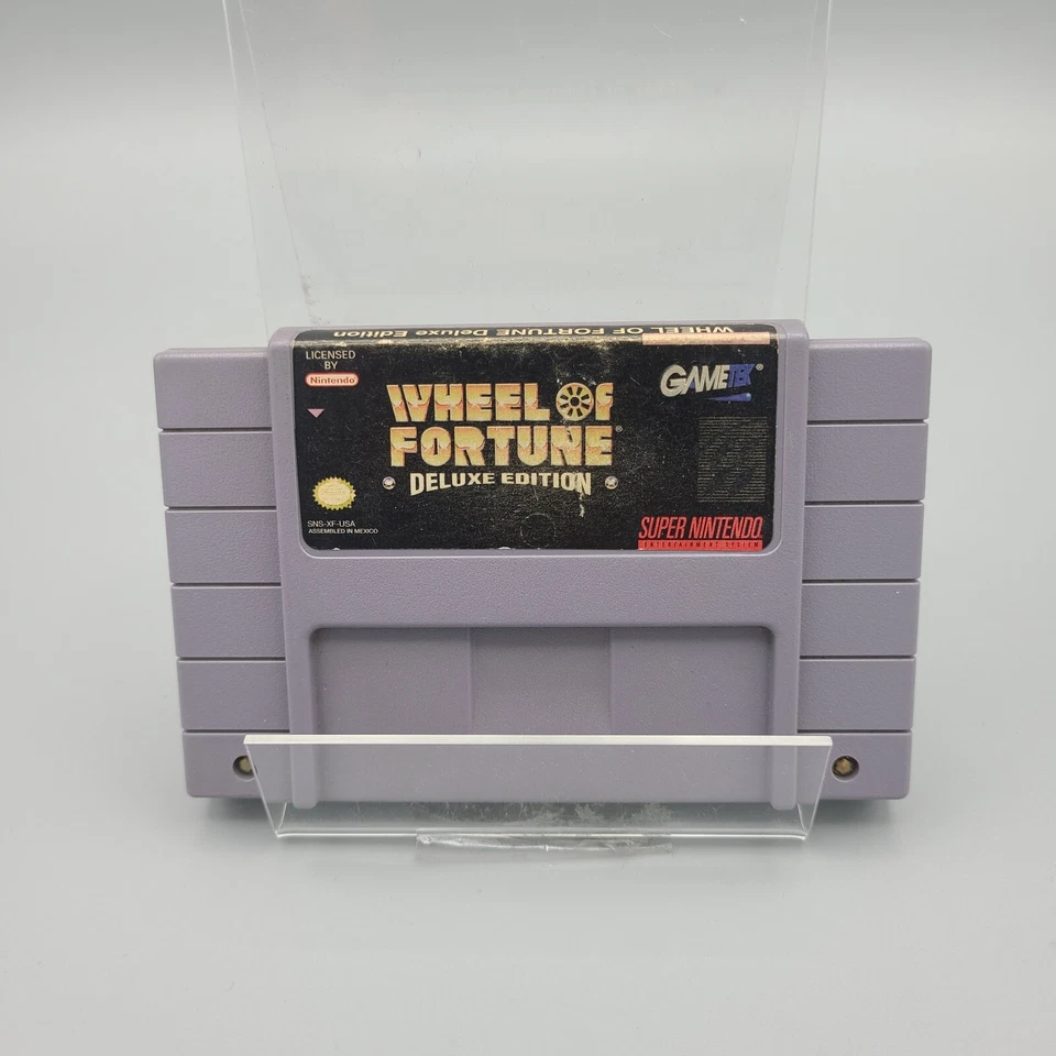 Wheel of Fortune -- Deluxe Edition (Super Nintendo Entertainment System, 1993) - Image 1 of 2