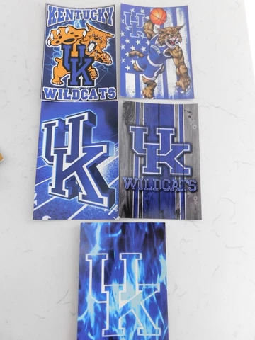 University of Kentucky/ UK /KY Wildcats 10 Different New Postcards In Velvet Bag Cover