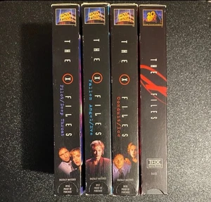 The X-Files VHS Boxed Digitally Mastered 4 Tapes TV/Movie - Picture 1 of 4