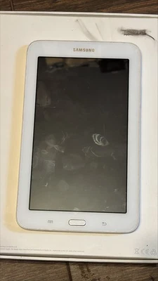Samsung Galaxy Tab 3 Lite SM-T110 white Wi-Fi 8GB 7" 2MP Android Tablet 1 - Image 1 of 2